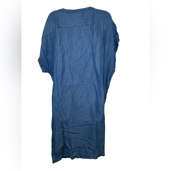 Swimsuits For All Denim Tie Up Tunic Coverup Size 18/20 NWT Beach Swim - Picture 3 of 6